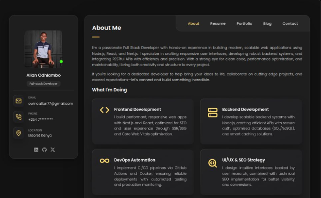 Modern Portfolio
